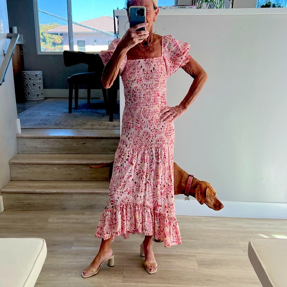 MISA mid length cocktail dress, worn once!